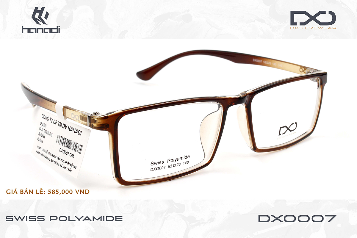 GỌNG SWISS POLYAMIDE DXO007