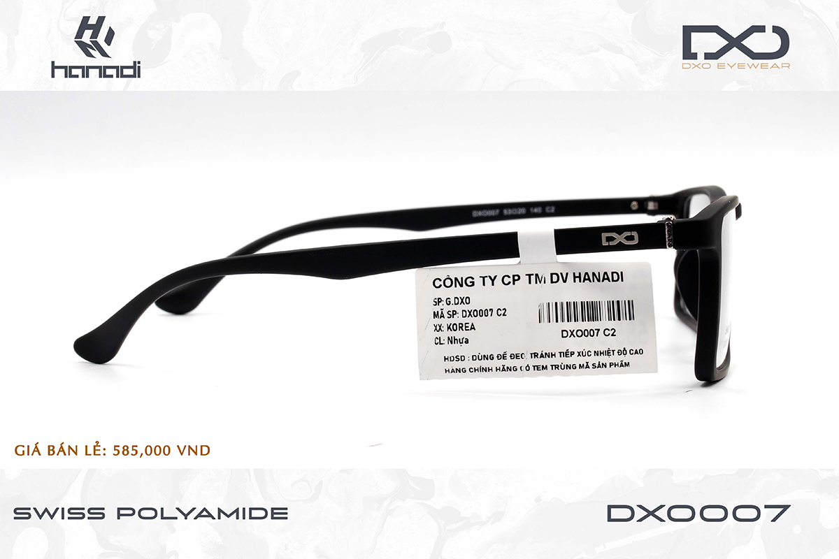 GỌNG SWISS POLYAMIDE DXO007