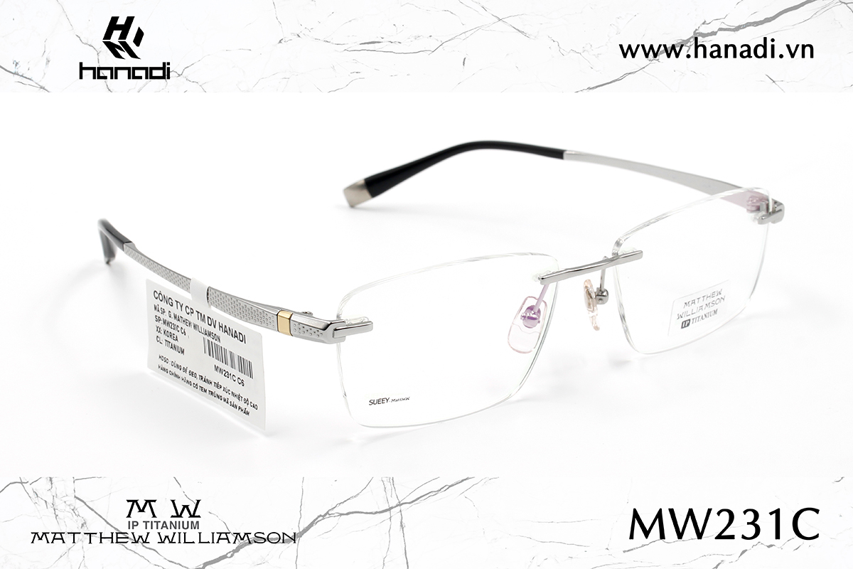 G. TITANIUM MATTHEW WILLIAMSON MW/231C