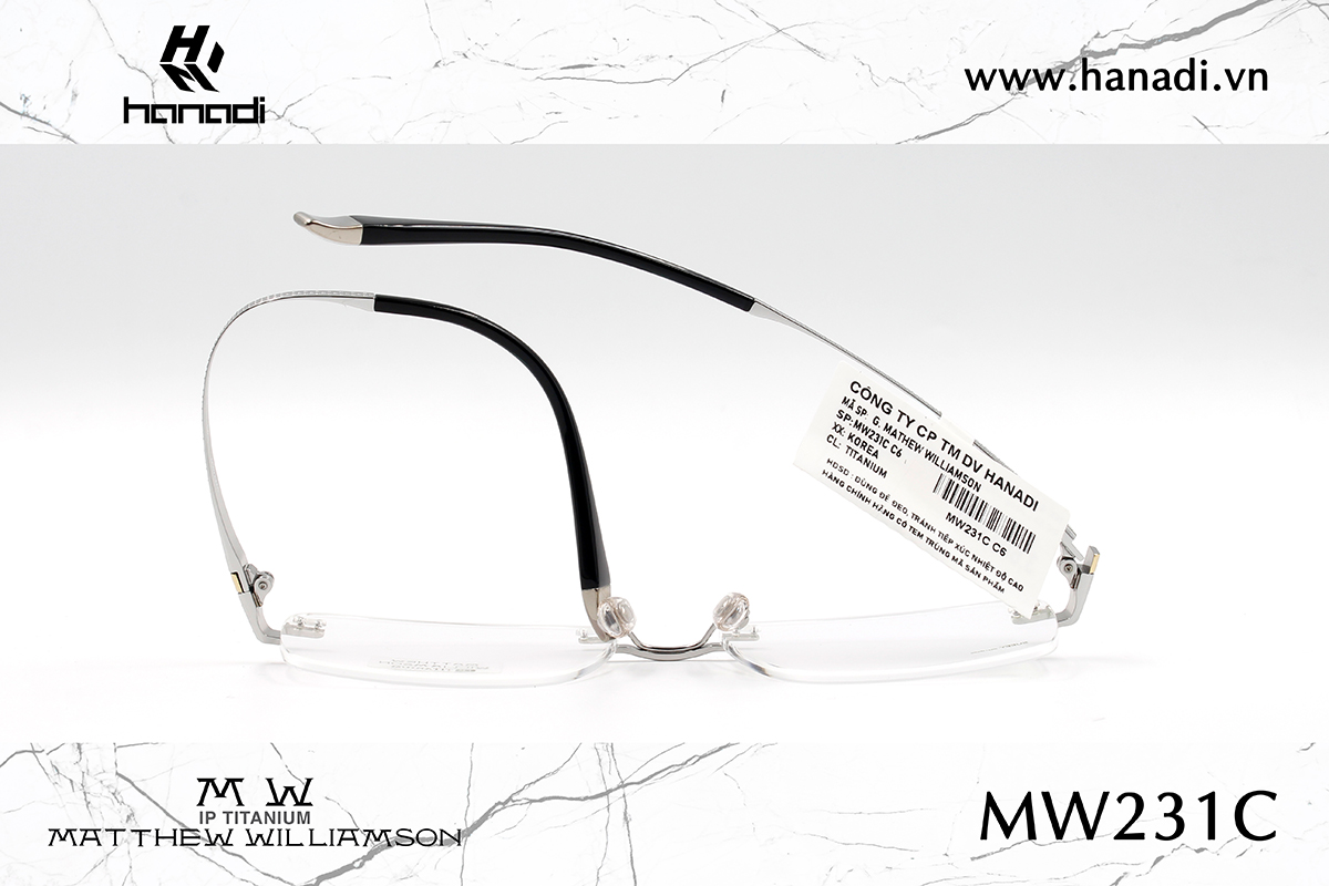 G. TITANIUM MATTHEW WILLIAMSON MW/231C