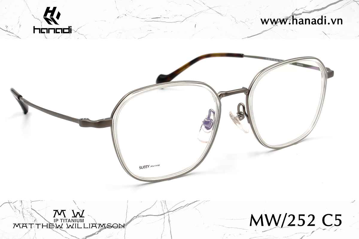G. TITANIUM MATTHEW WILLIAMSON MW/252