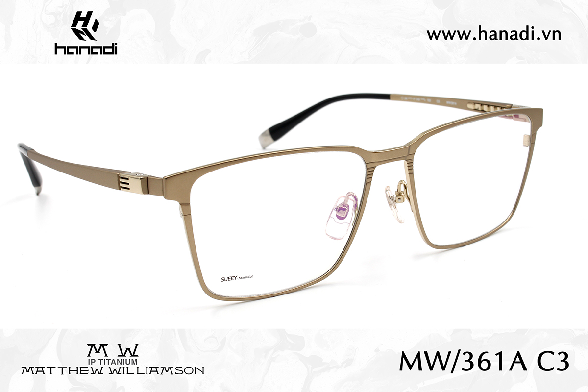 G. TITANIUM MATTHEW WILLIAMSON MW/361A