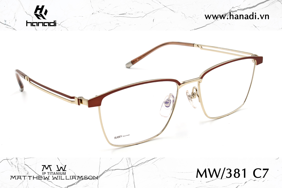 G. TITANIUM MATTHEW WILLIAMSON MW/381