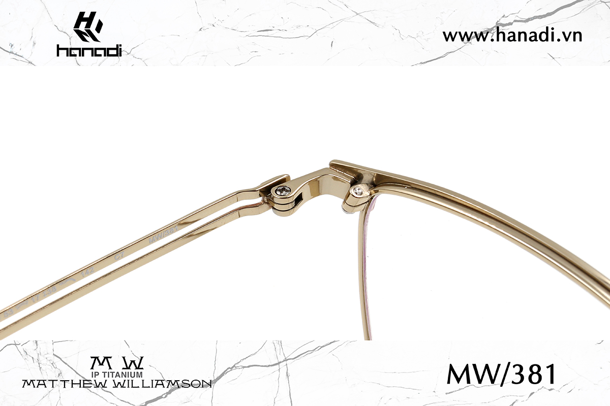 G. TITANIUM MATTHEW WILLIAMSON MW/381
