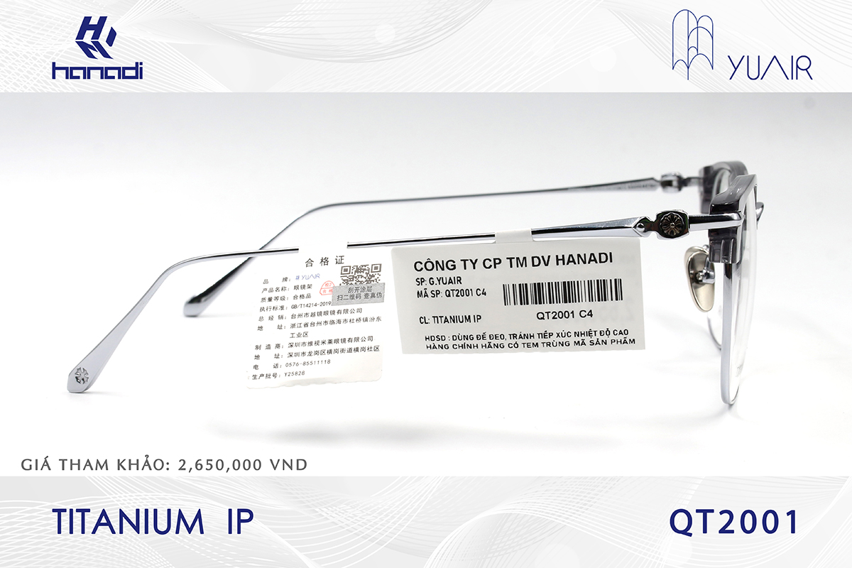 GỌNG TITANIUM YUAIR QT2001