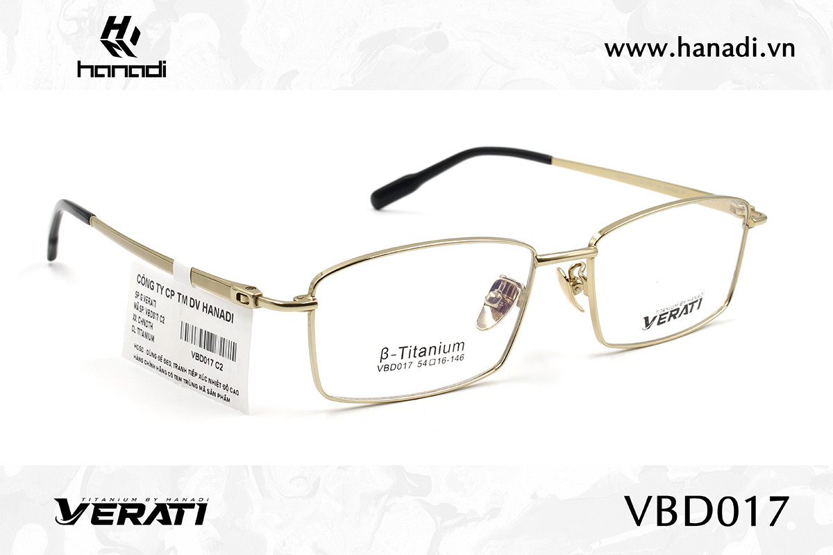 GỌNG TITANIUM VERATI VBD017