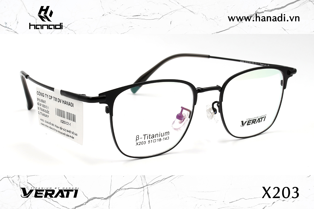 GỌNG TITANIUM VERATI X203