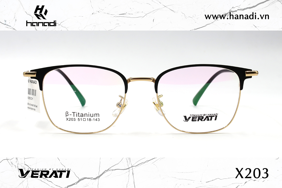 GỌNG TITANIUM VERATI X203
