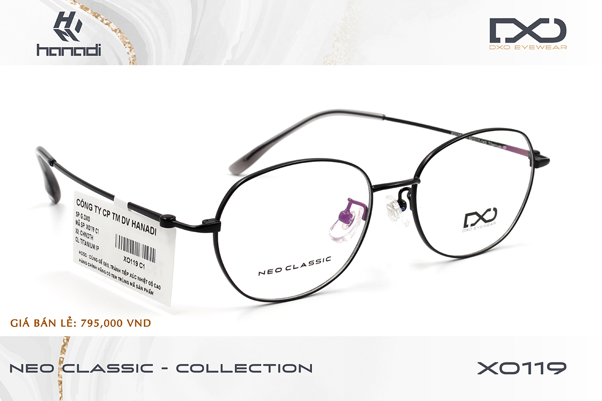 GỌNG TITANIUM DXO XO119