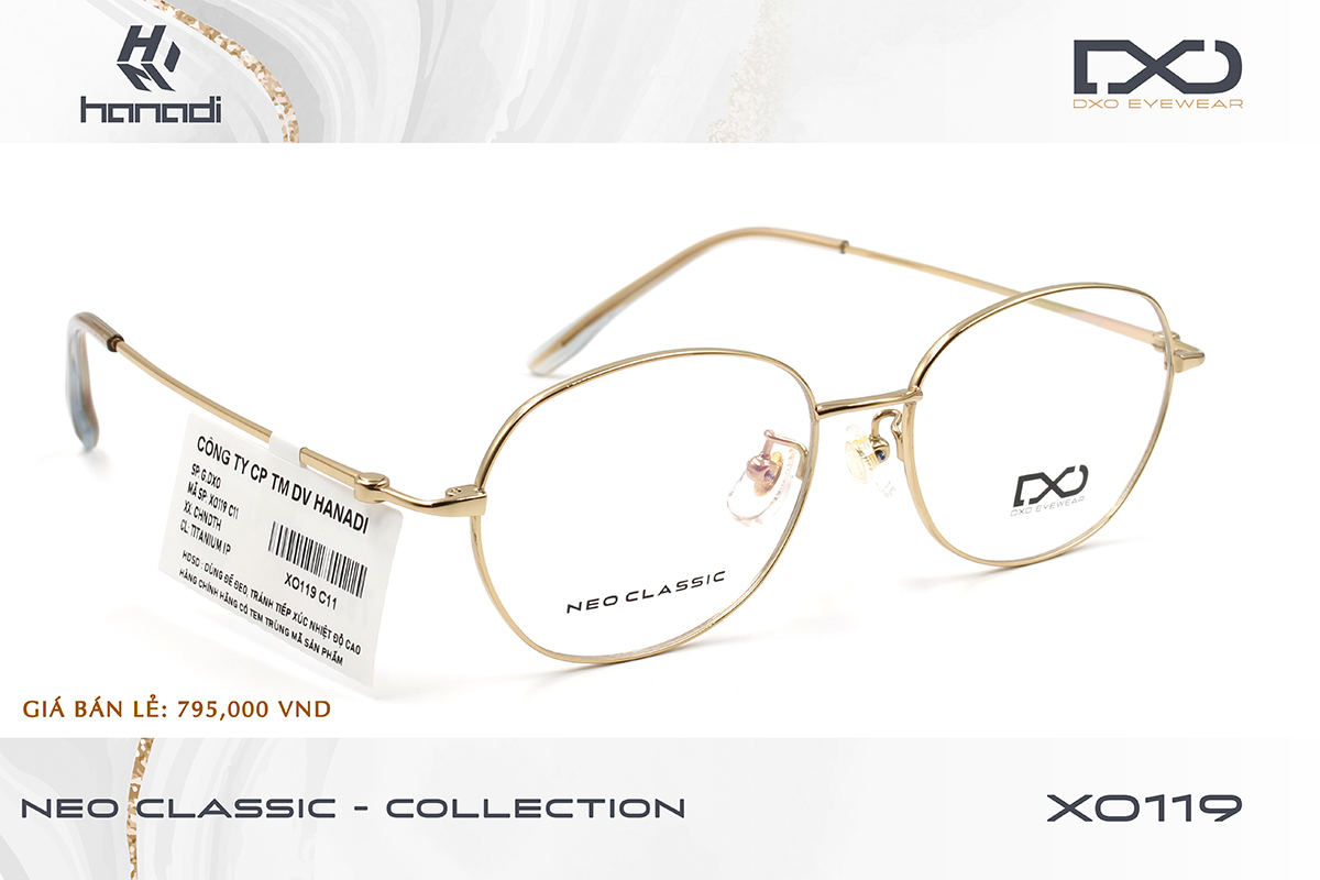 GỌNG TITANIUM DXO XO119