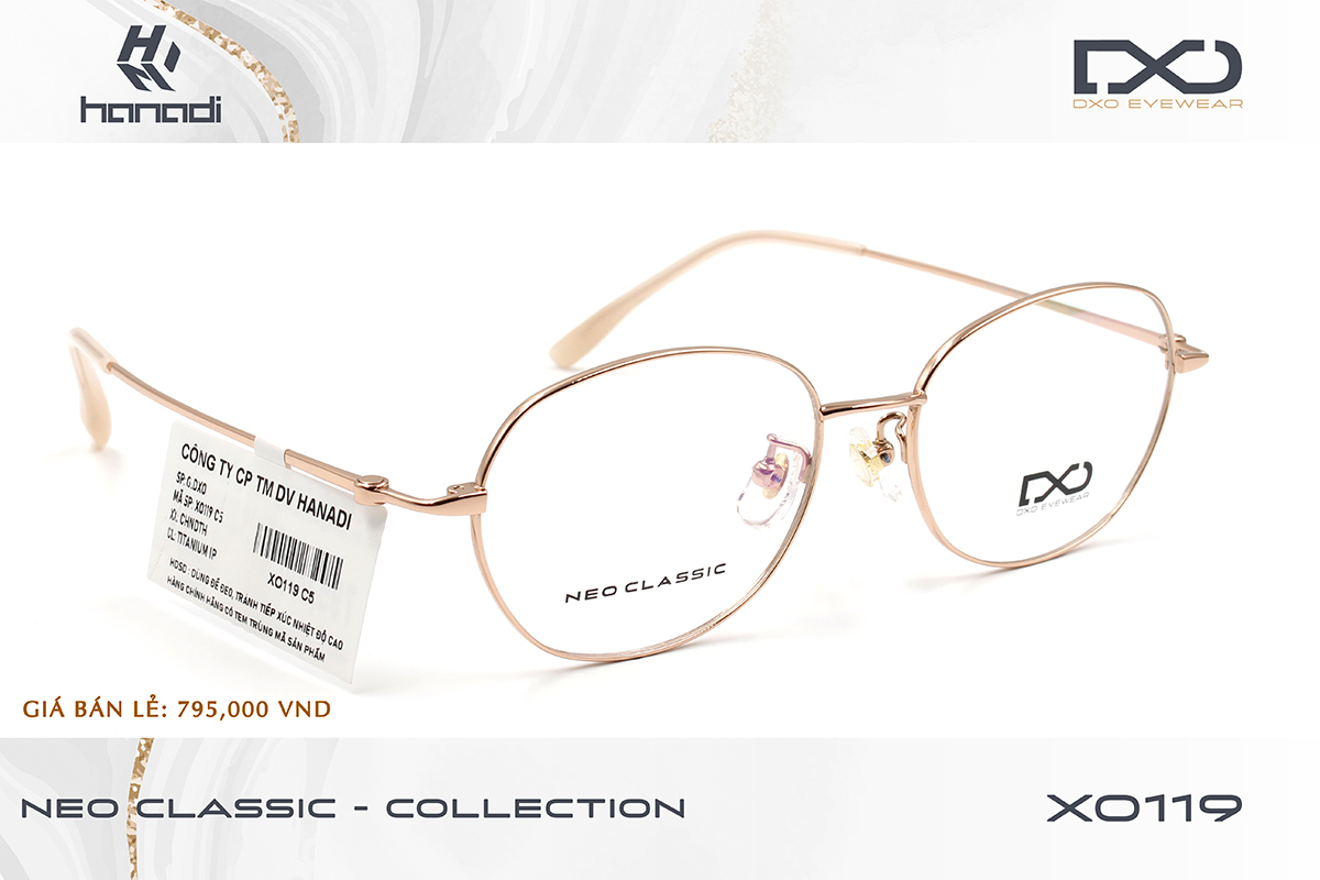 GỌNG TITANIUM DXO XO119
