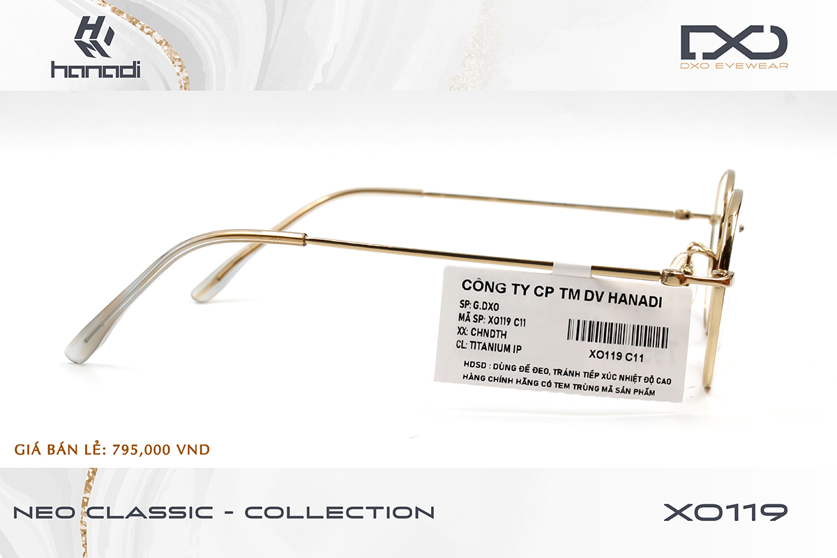 GỌNG TITANIUM DXO XO119