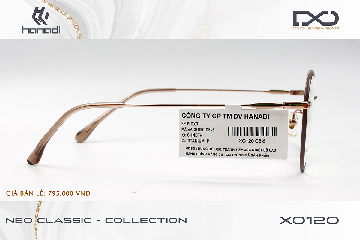 GỌNG TITANIUM DXO XO120
