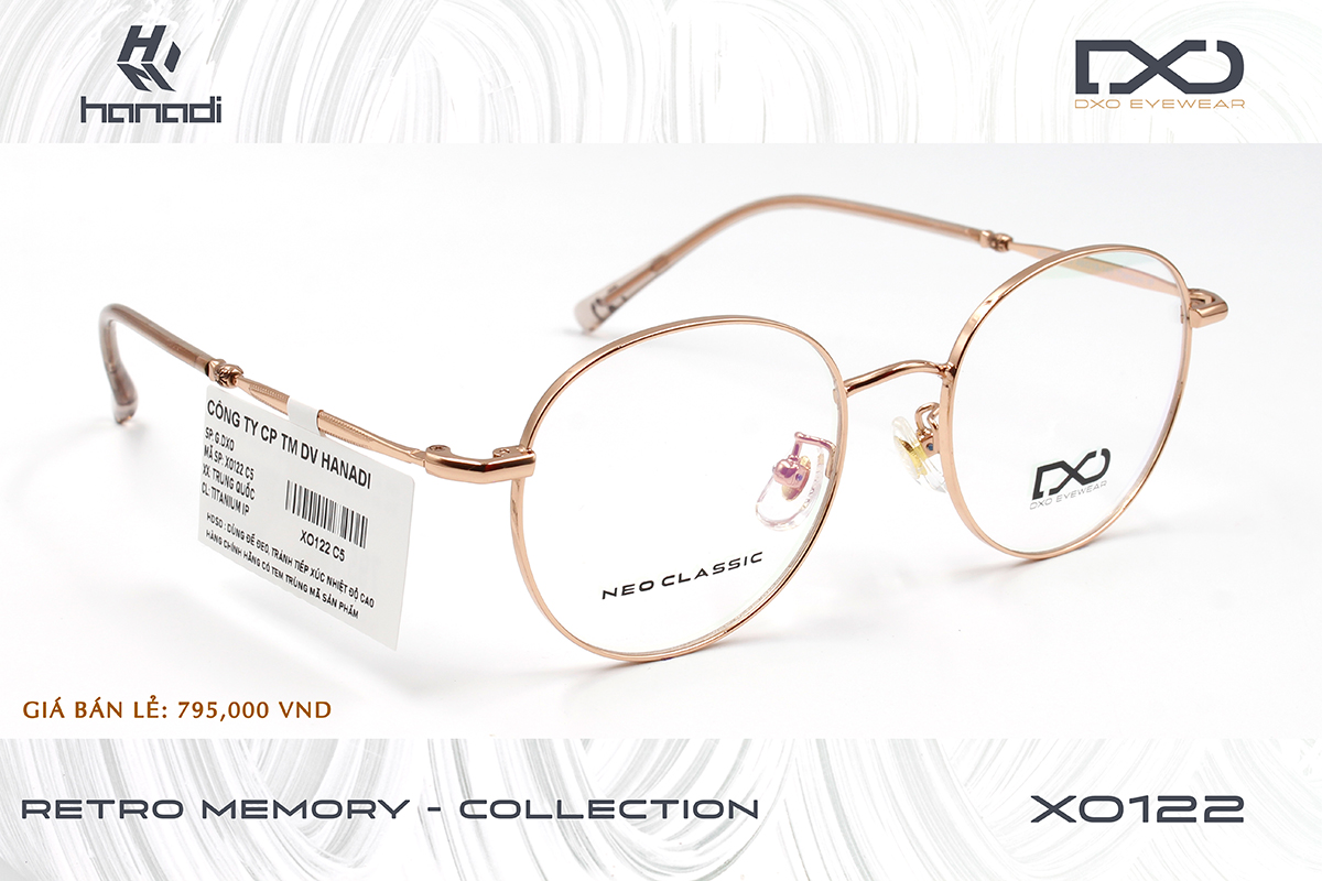 GỌNG TITANIUM DXO XO122