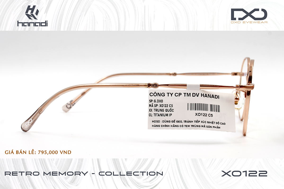 GỌNG TITANIUM DXO XO122