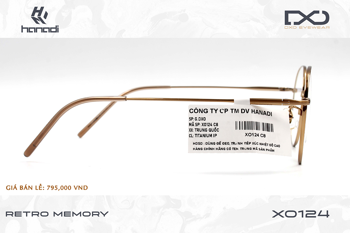 GỌNG TITANIUM DXO XO124