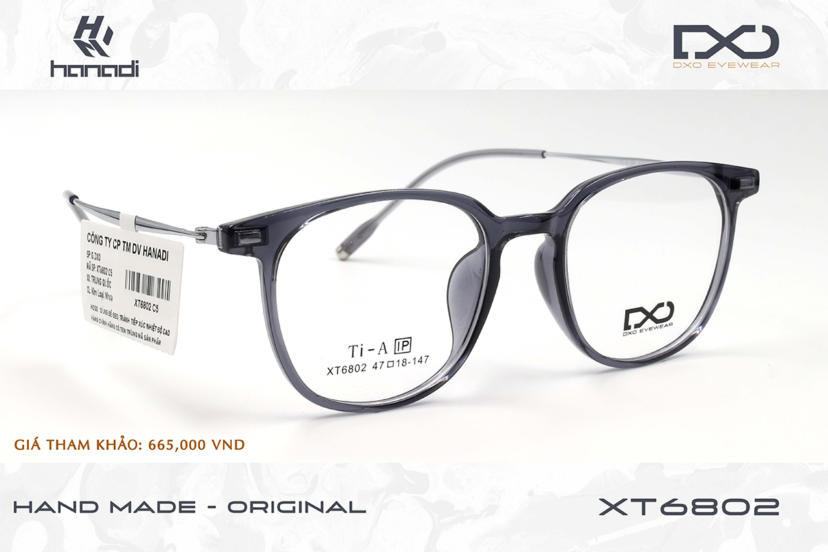 GỌNG TITANIUM ALLOY DXO XT6802