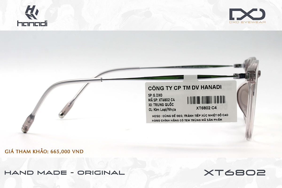 GỌNG TITANIUM ALLOY DXO XT6802