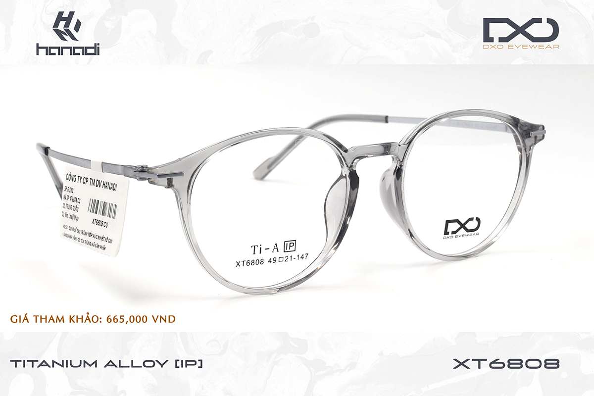 GỌNG TITANIUM ALLOY DXO XT6808