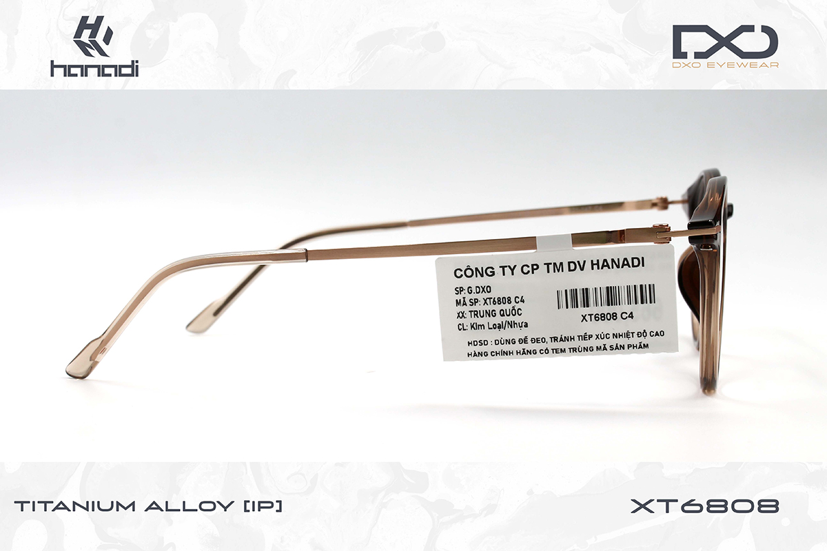 GỌNG TITANIUM ALLOY DXO XT6808