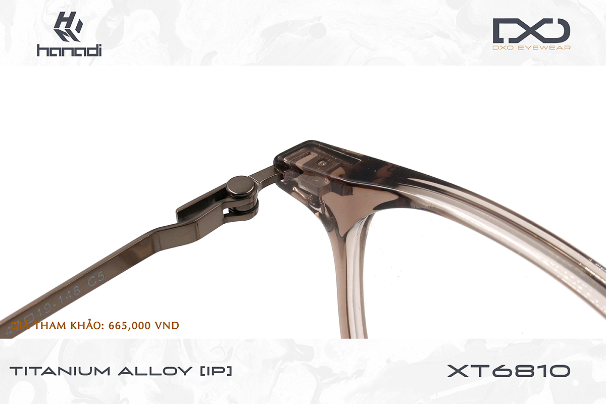 GỌNG TITANIUM ALLOY DXO XT6810