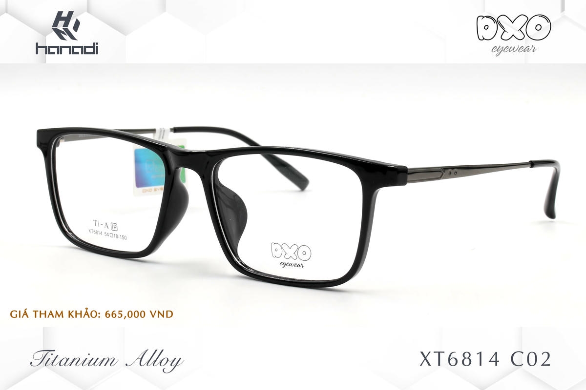 GỌNG TITANIUM ALLOY DXO XT6814