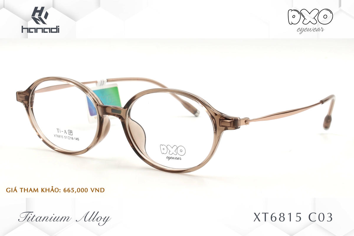 GỌNG TITANIUM ALLOY DXO XT6815